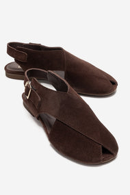 Monaro - Brown Genuine Leather Sandal (Women)