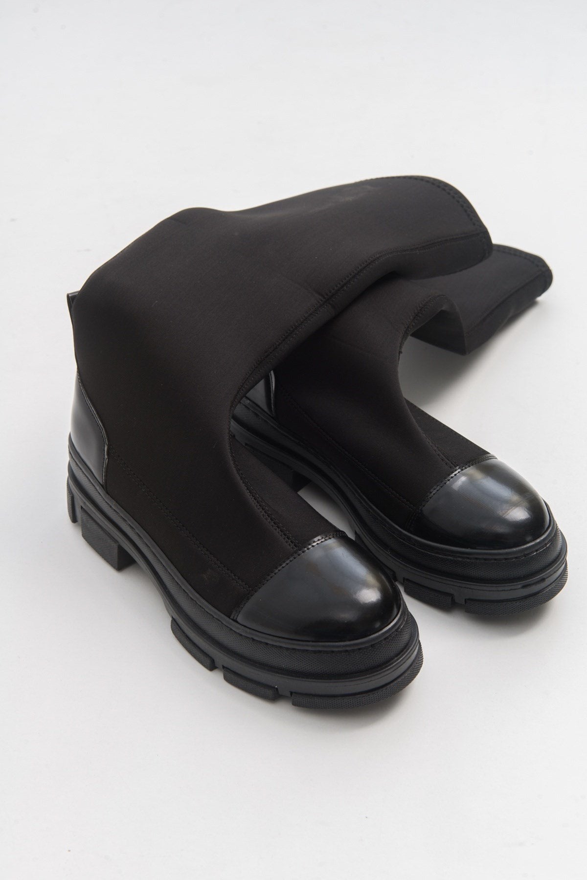 Bella Black Scuba Boot (Women)
