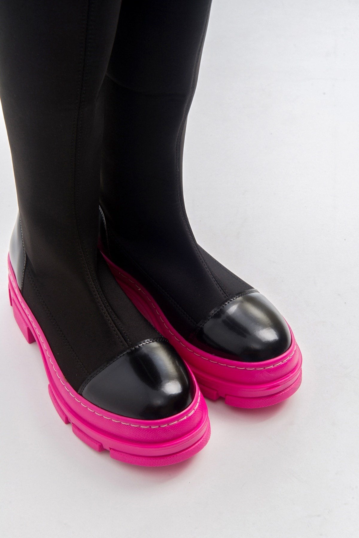Bella Black & Fuchsia Scuba Boot (Women)