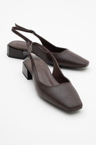 State - Brown Heeled Shoe (Women)