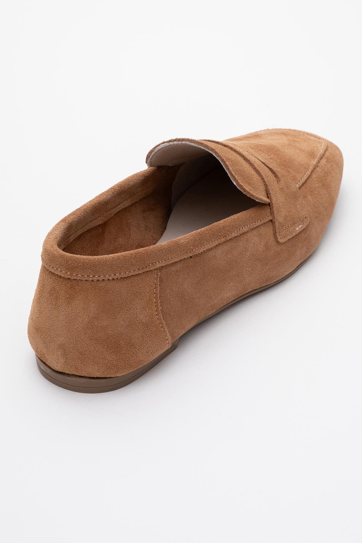 Morne - Mustard Suede Leather Loafers (Women)