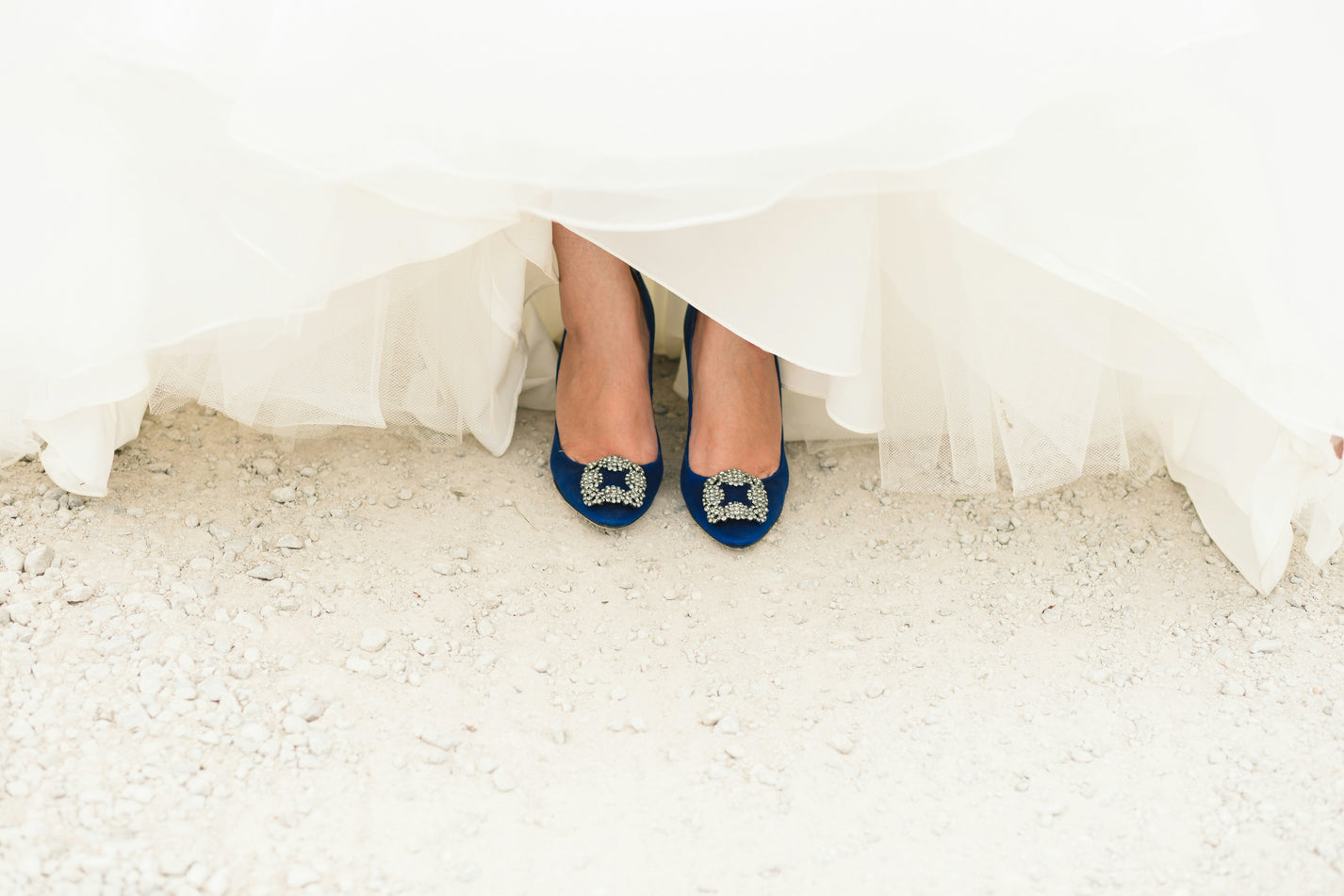 Walking Down the Aisle in Something Blue