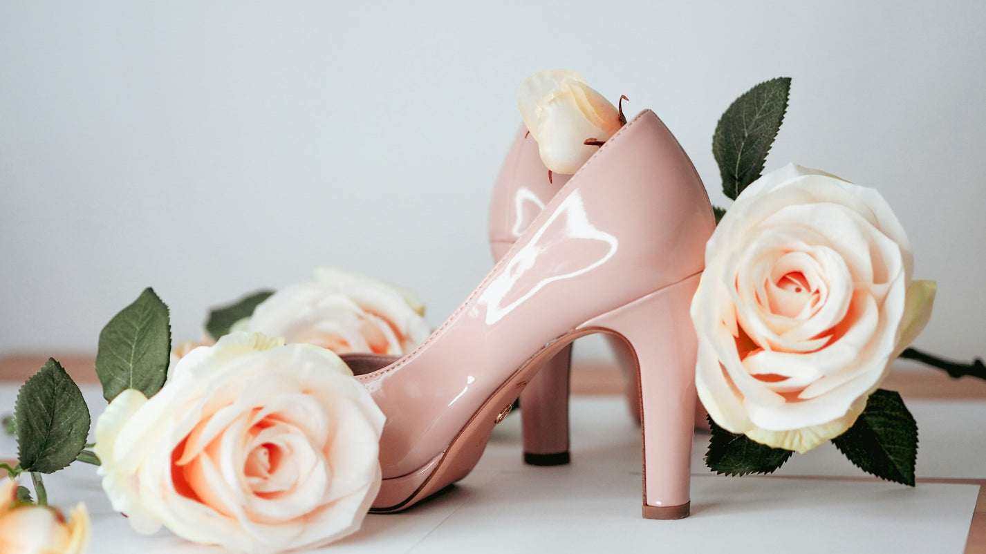 A Little Surprise Under Your Dress: Colored Bridal Shoes We Love