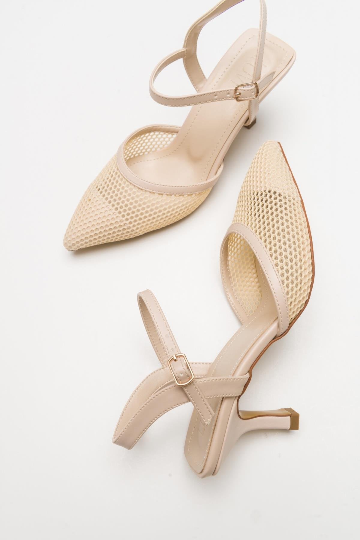 Chic - Beige Heeled Shoe (Women)