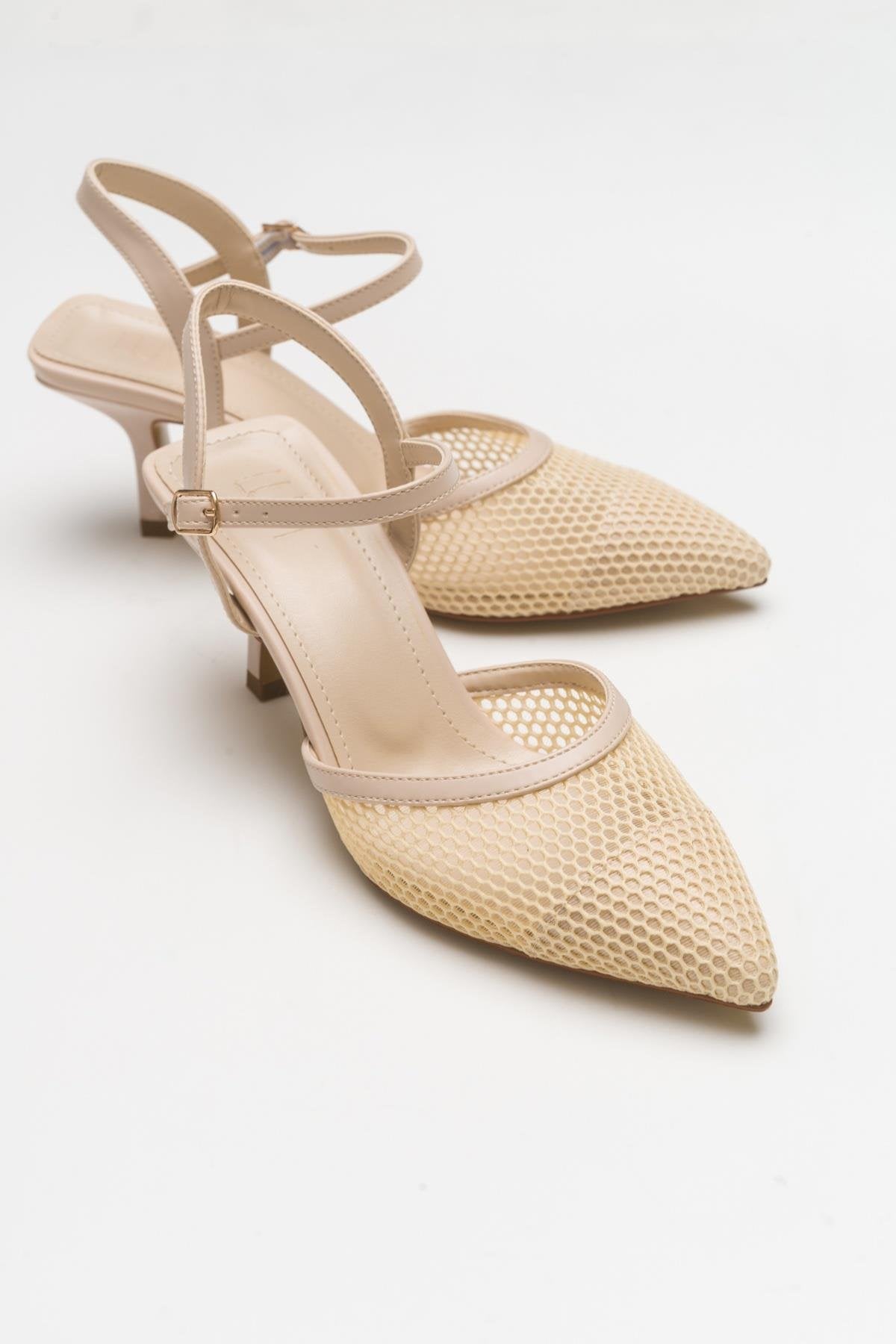 Chic - Beige Heeled Shoe (Women)
