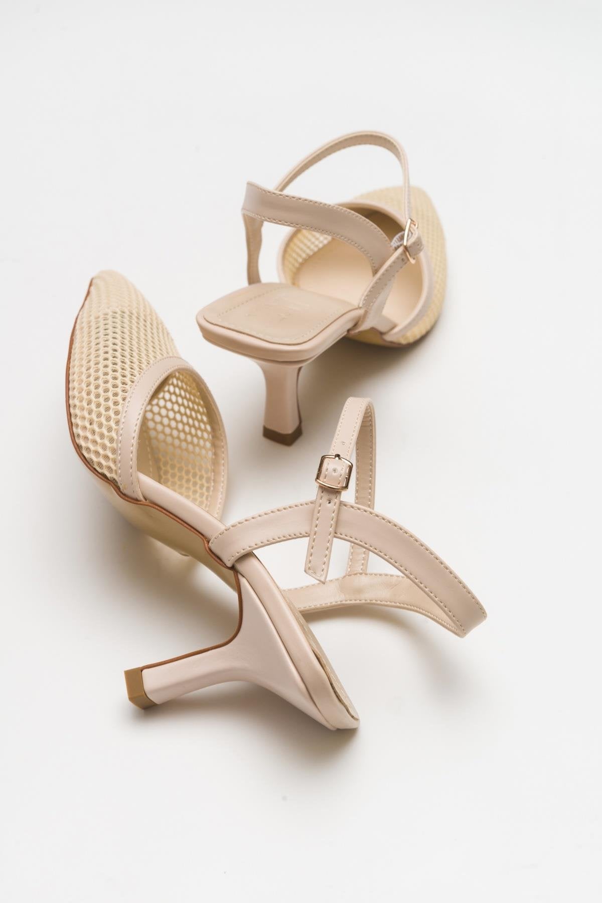 Chic - Beige Heeled Shoe (Women)