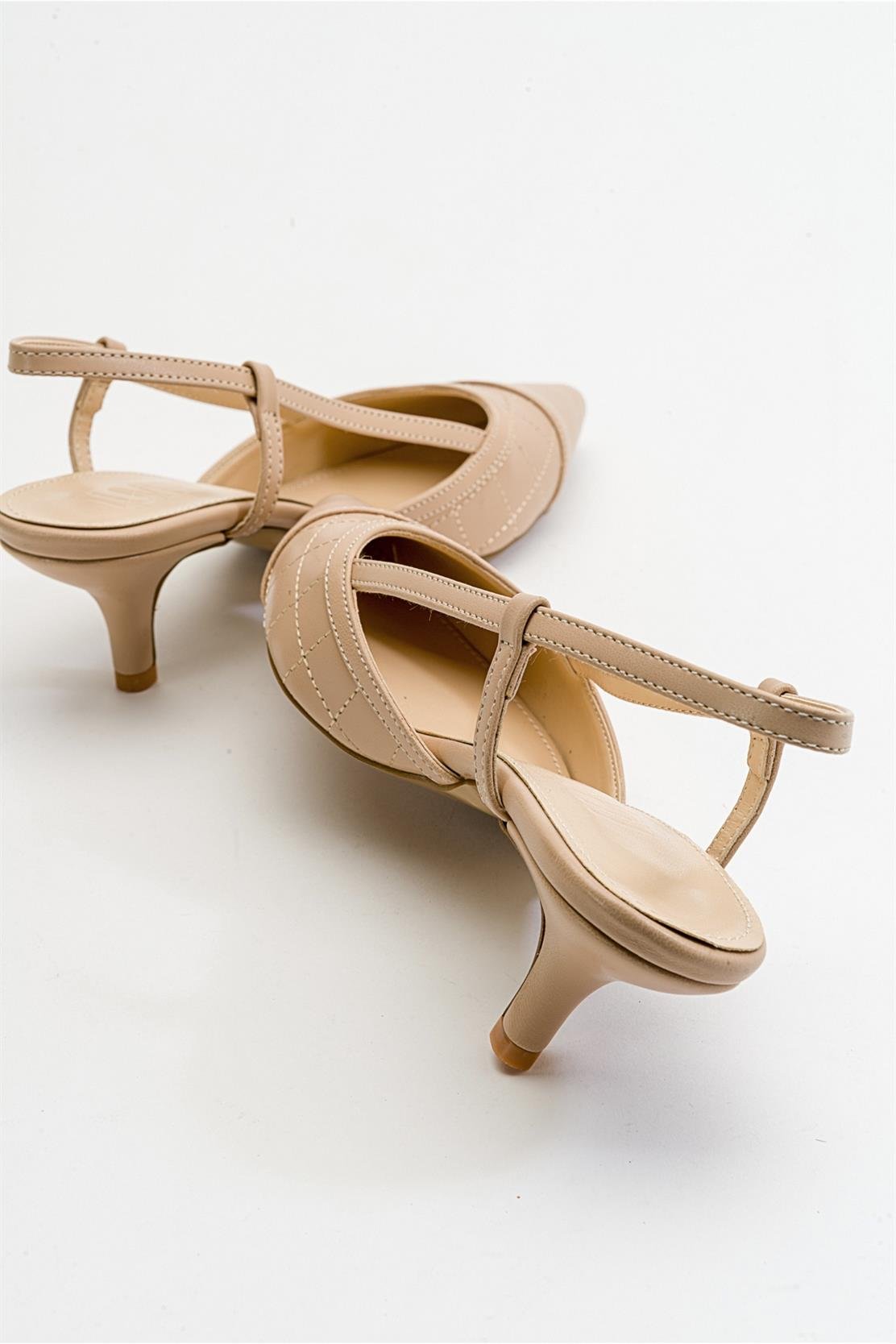 Point - Nude Heeled Shoe (Women)