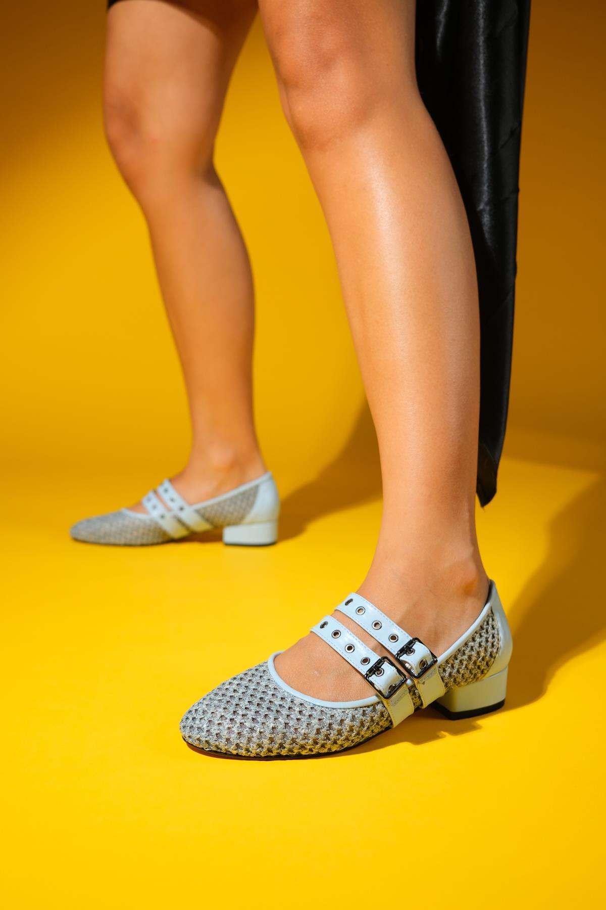 Lapis - Baby Blue Low Heel Shoe (Women)