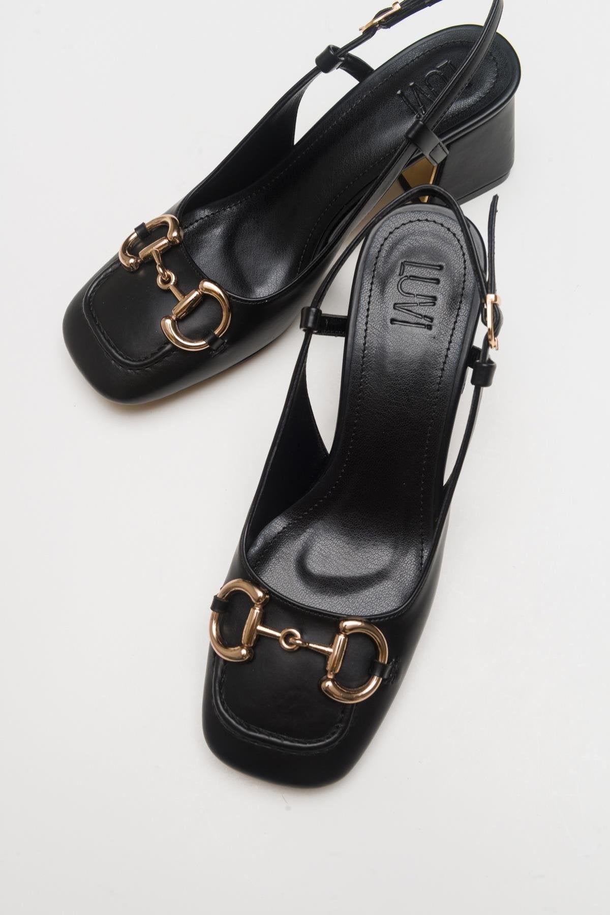 Karol - Black Heeled Shoe (Women)