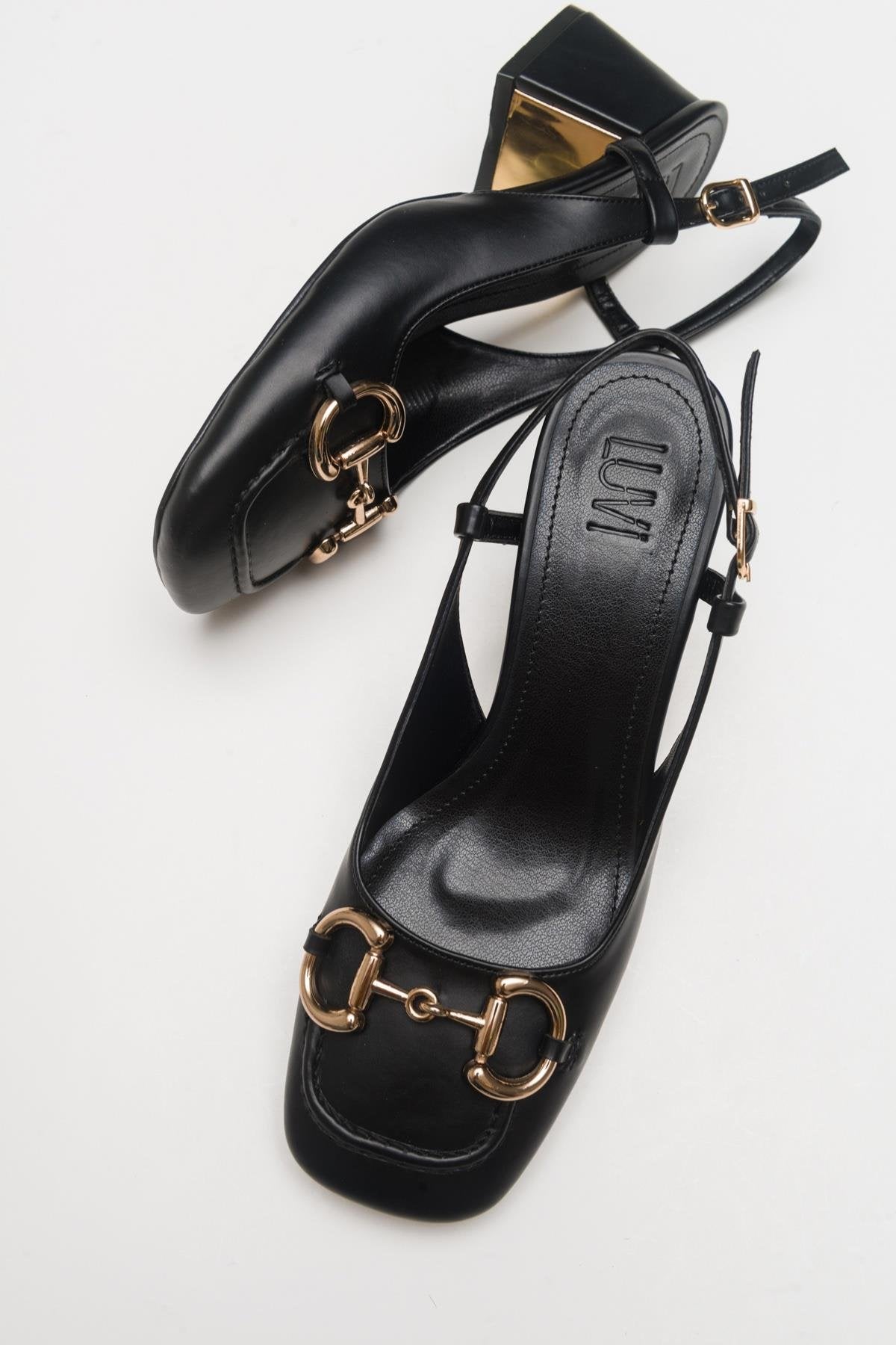 Karol - Black Heeled Shoe (Women)