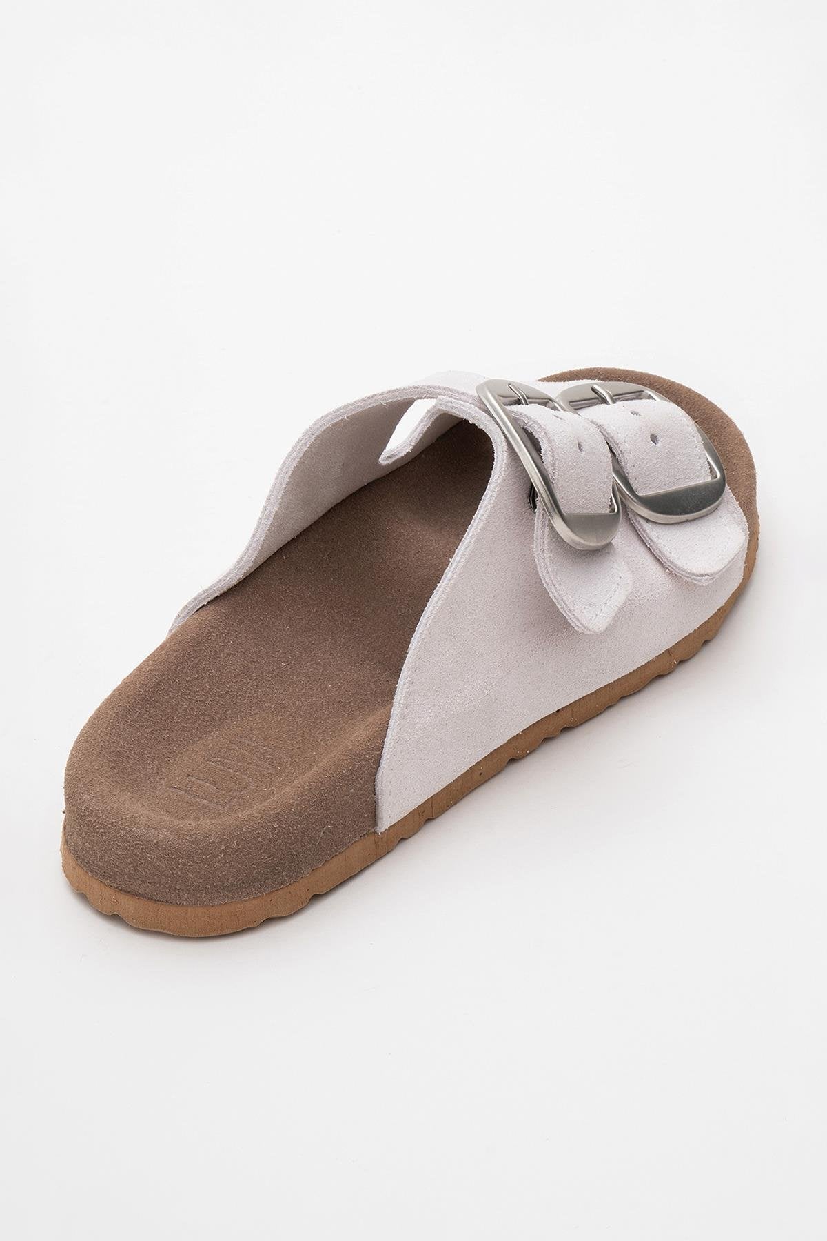 Ovesta - White Leather Slide Sandal (Women)