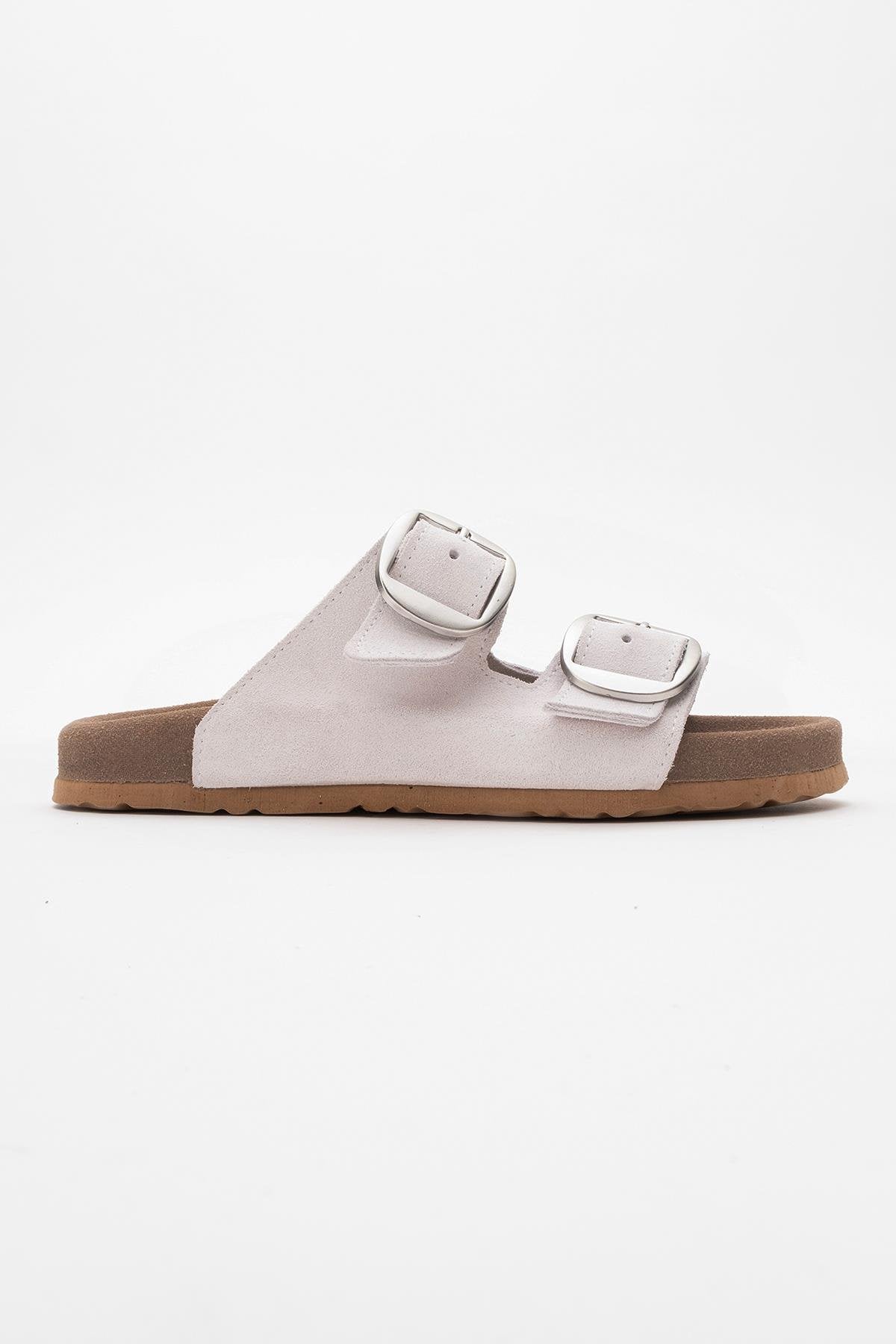 Ovesta - White Leather Slide Sandal (Women)