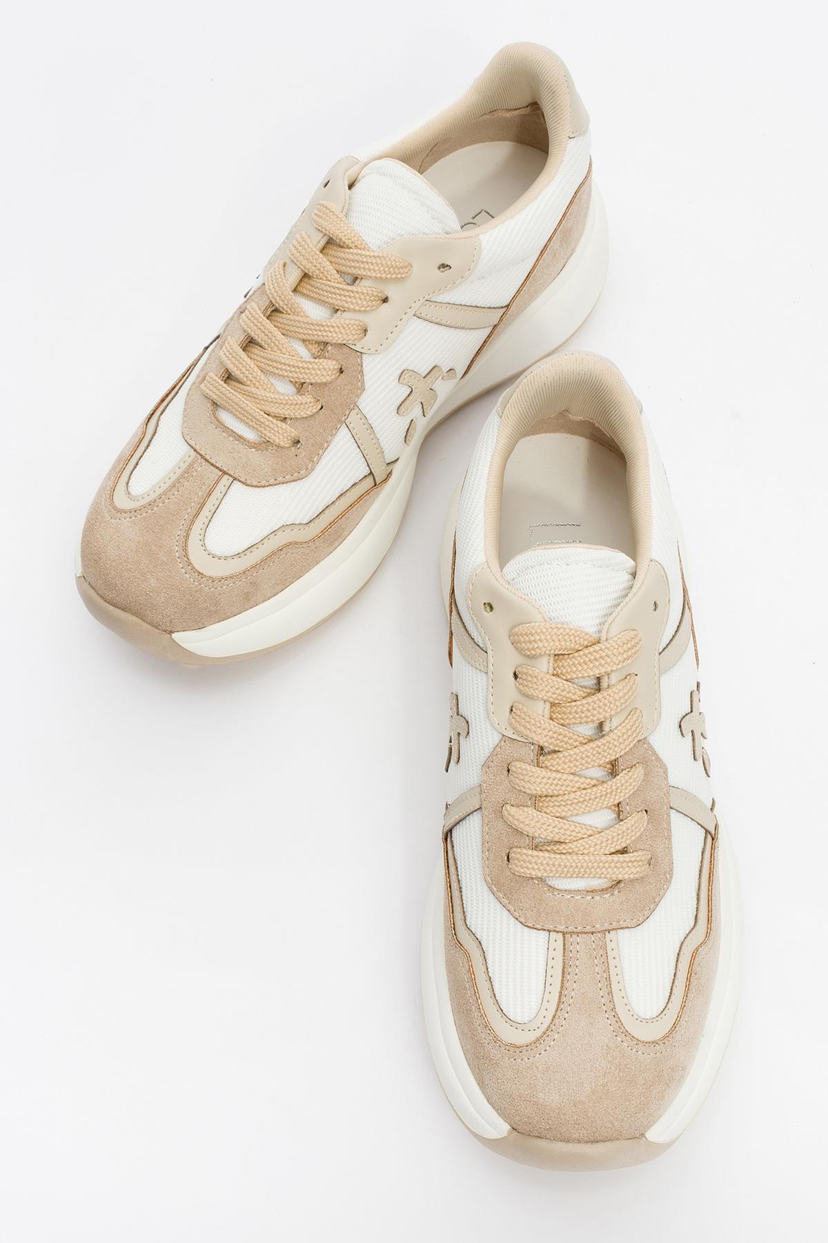 Nolton - Beige-White Sneaker (Women)