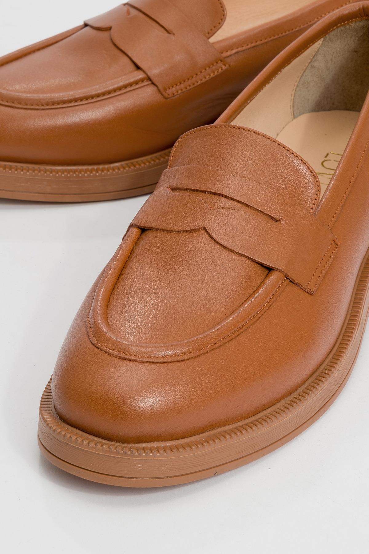 Bree - Cognac Genuine Leather Loafer (Women)