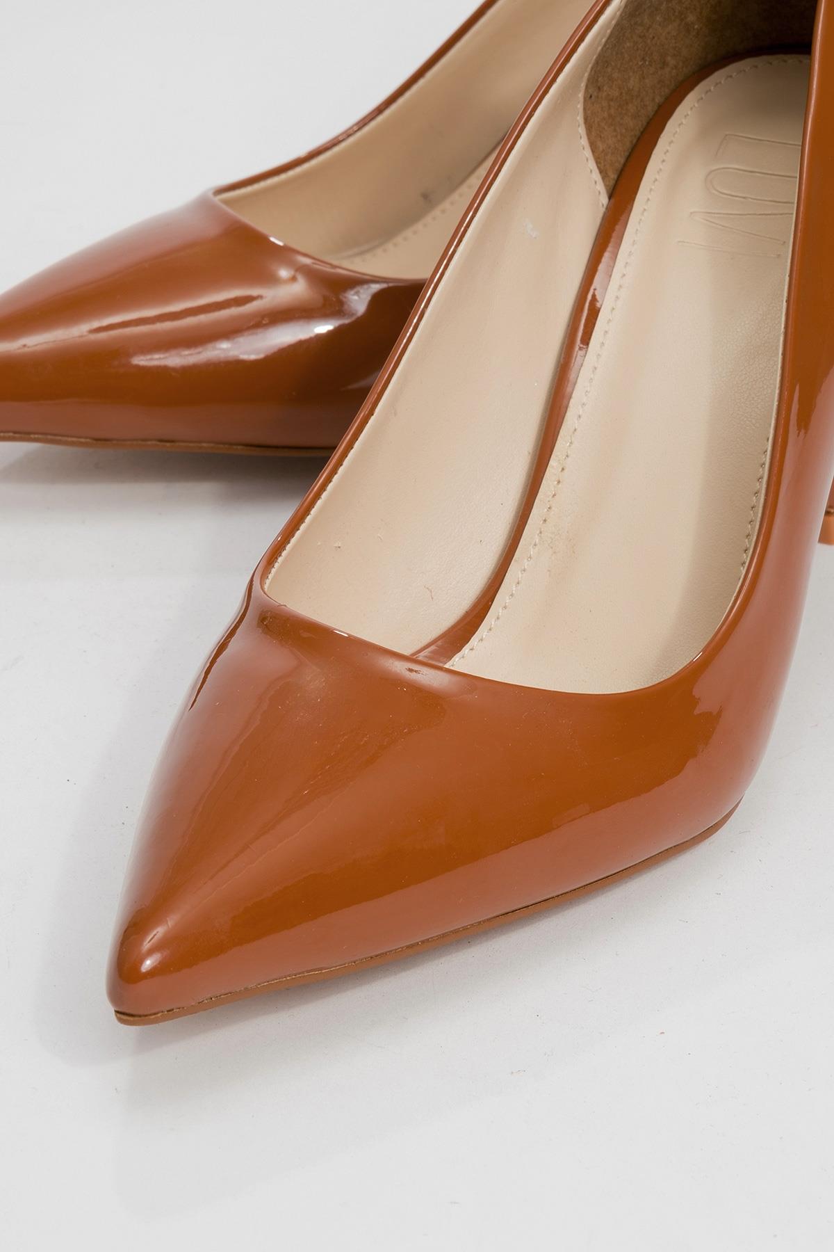 Calse - Cognac Patent Heeled Shoe (Women)