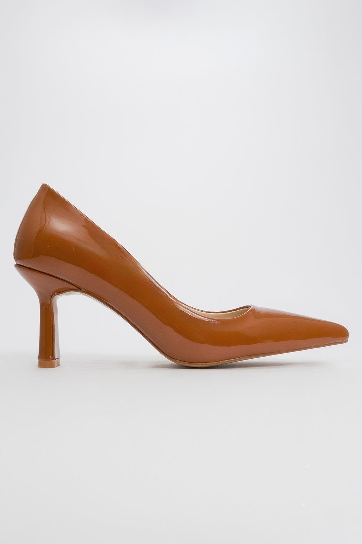 Calse - Cognac Patent Heeled Shoe (Women)