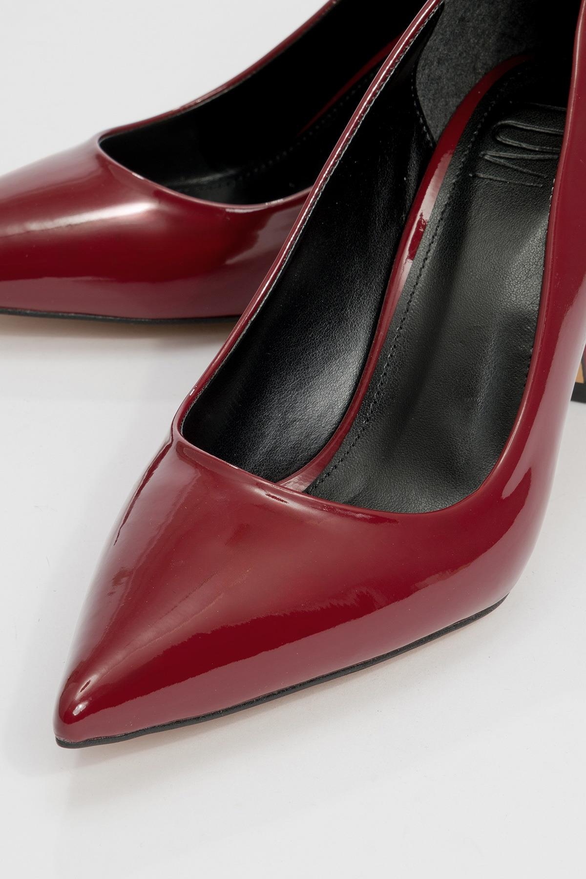 Calse - Burgundy Patent Heeled Shoe (Women)