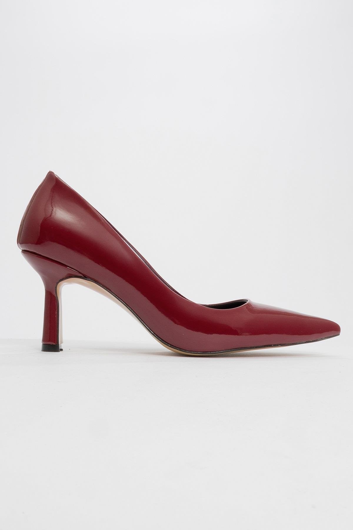 Calse - Burgundy Patent Heeled Shoe (Women)