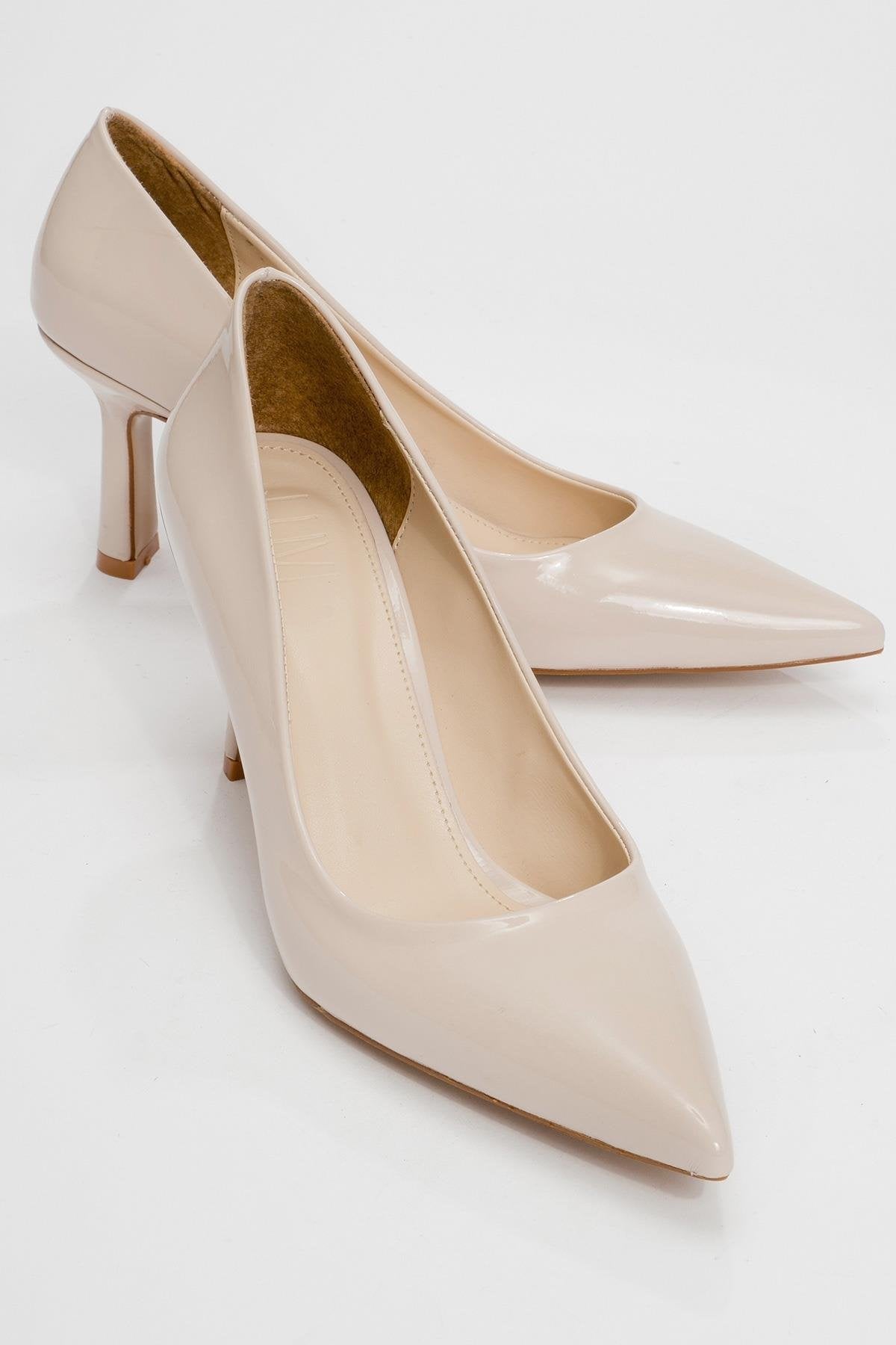 Calse - Beige Heeled Shoe (Women)