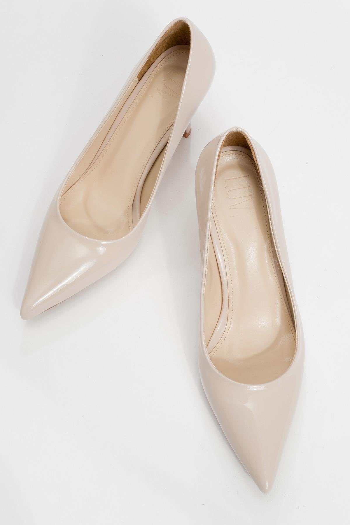 Calse - Beige Heeled Shoe (Women)