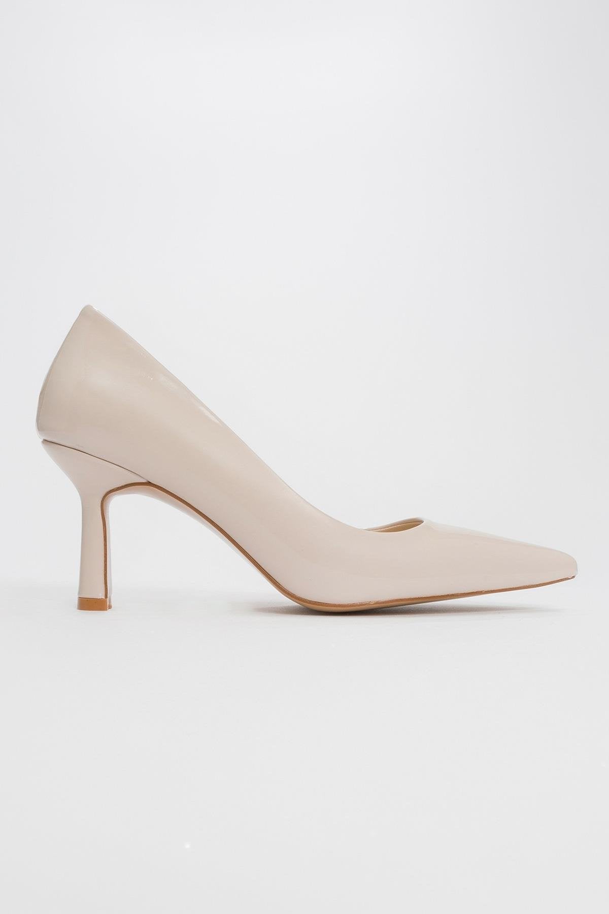 Calse - Beige Heeled Shoe (Women)