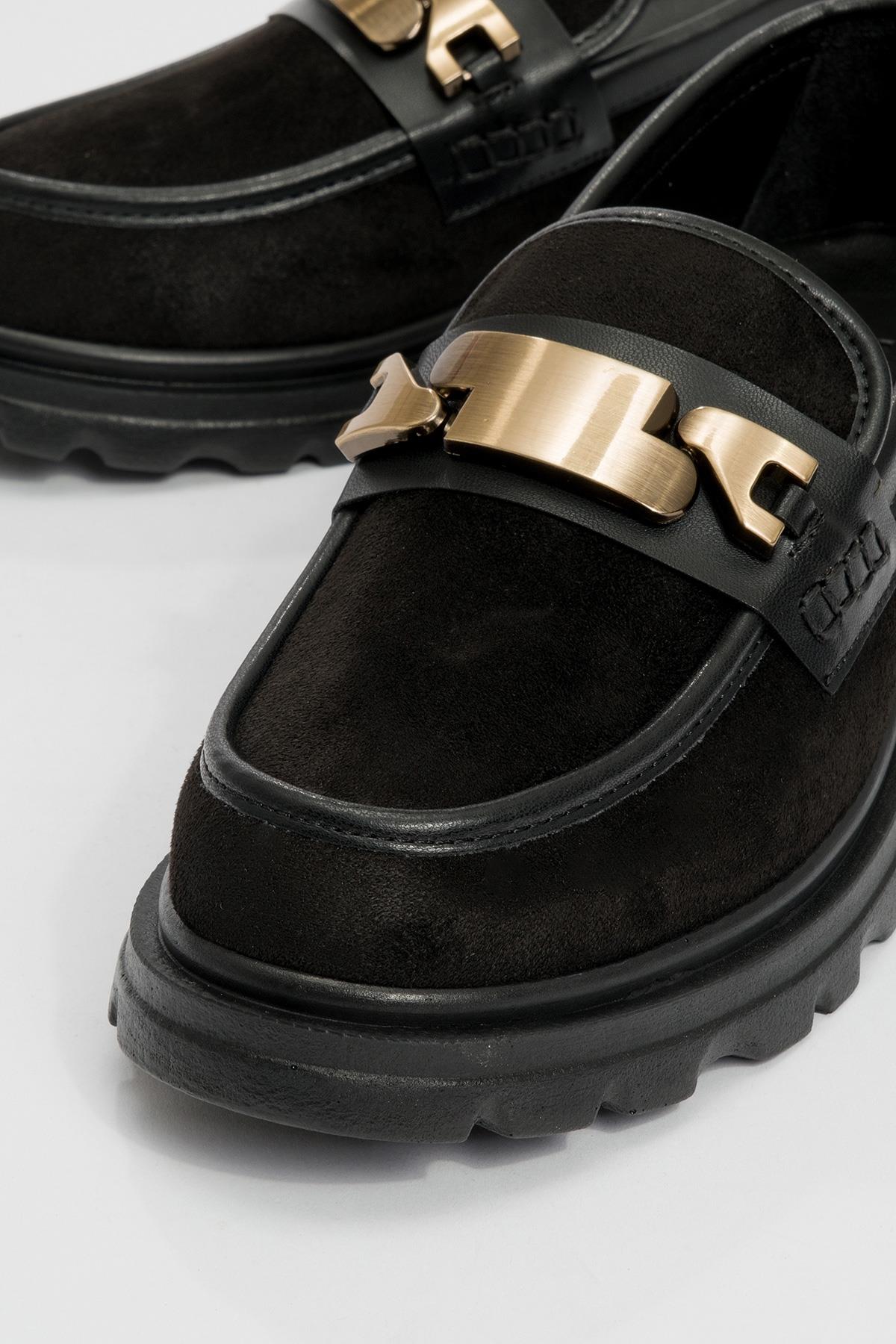 Pray - Black Buckle Loafer (Women)