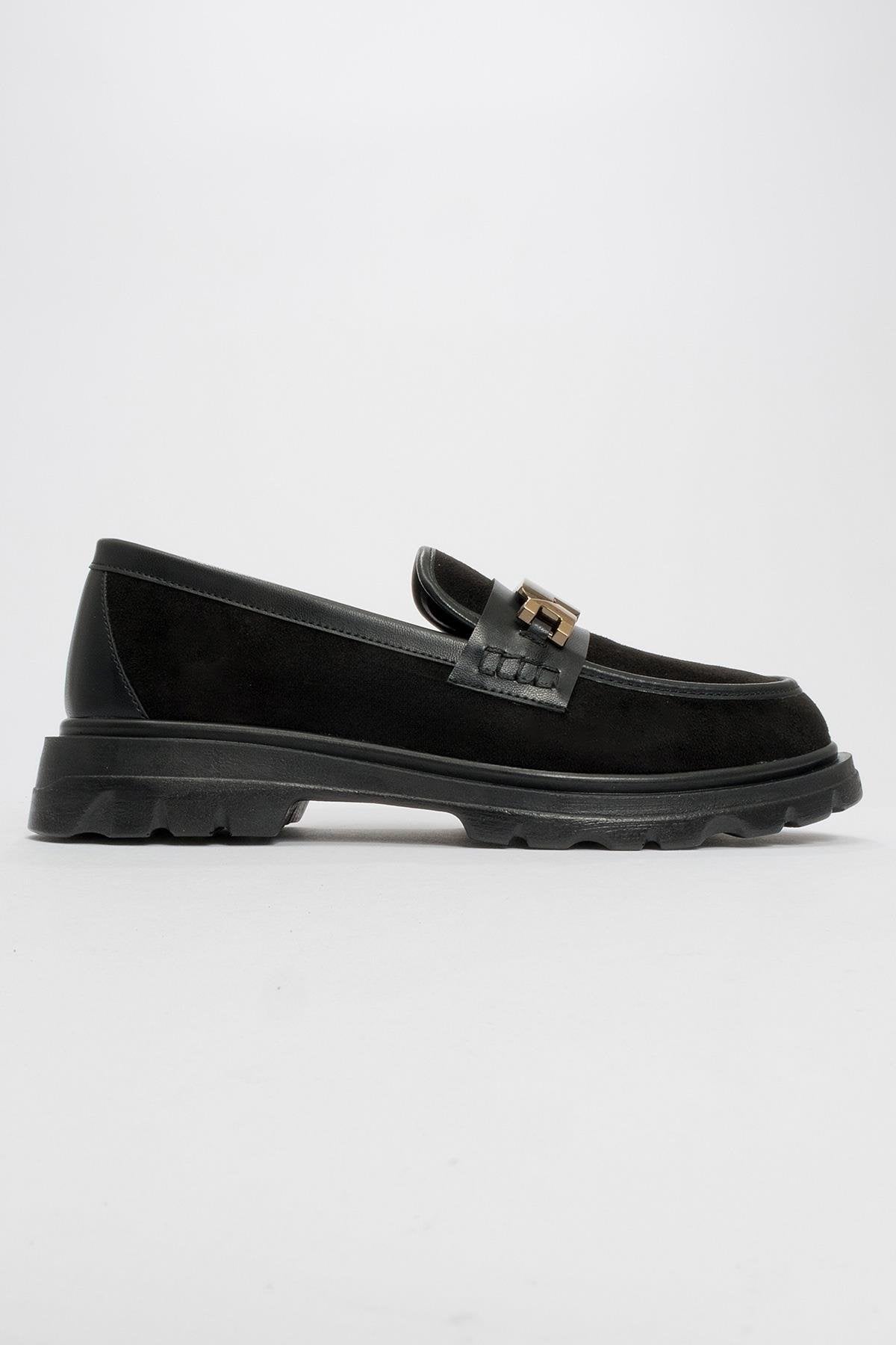 Pray - Black Buckle Loafer (Women)