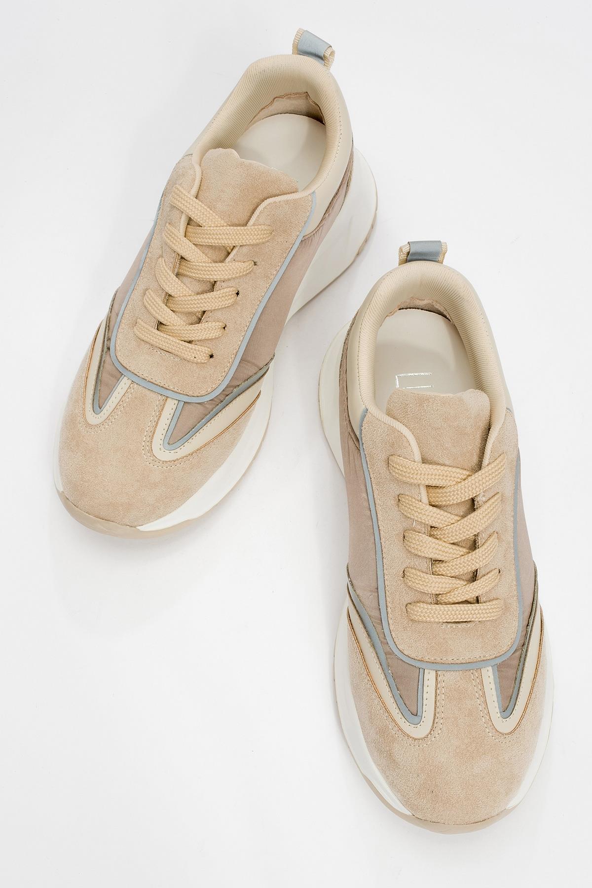 Doch - Beige Parachute Sneaker (Women)