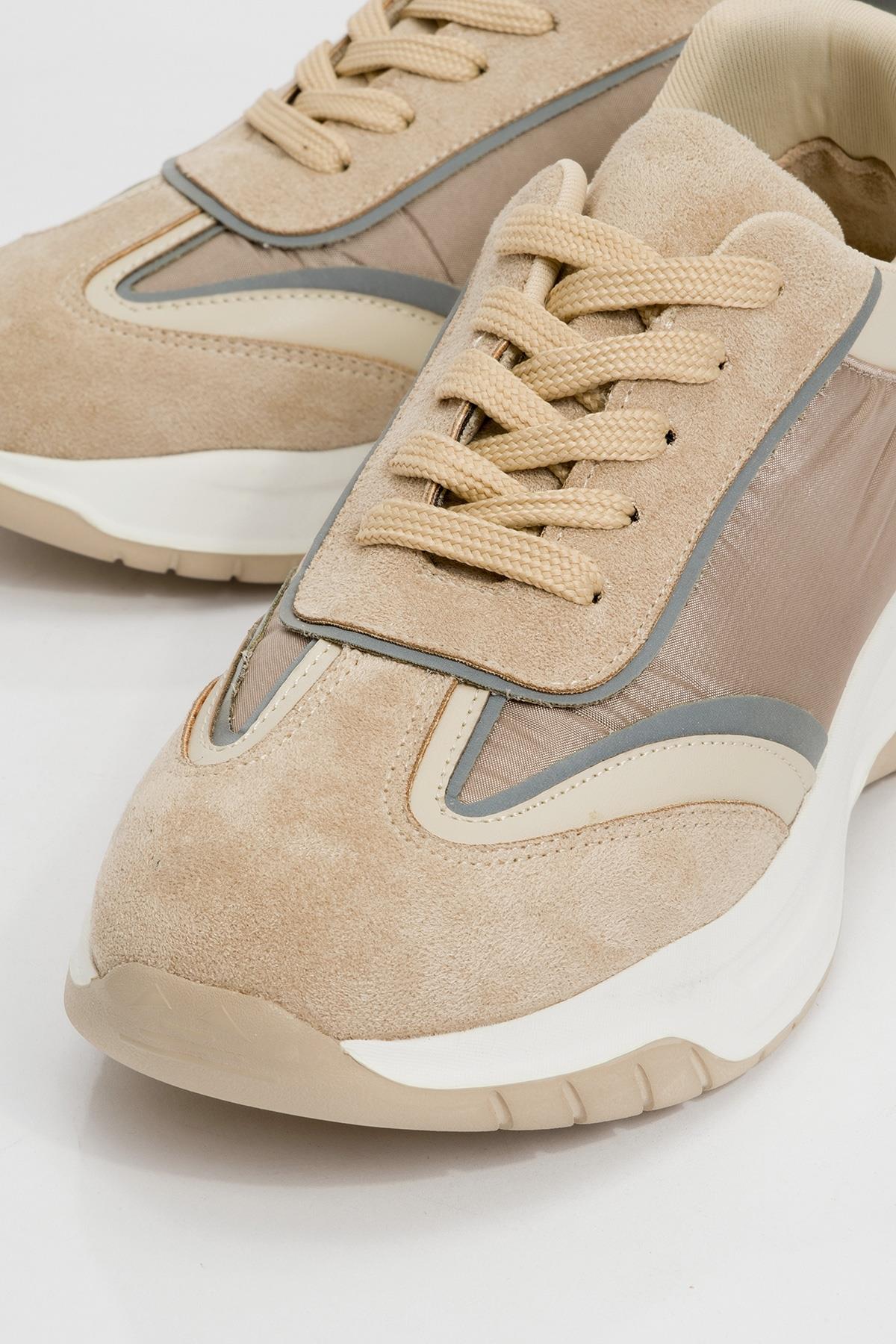 Doch - Beige Parachute Sneaker (Women)