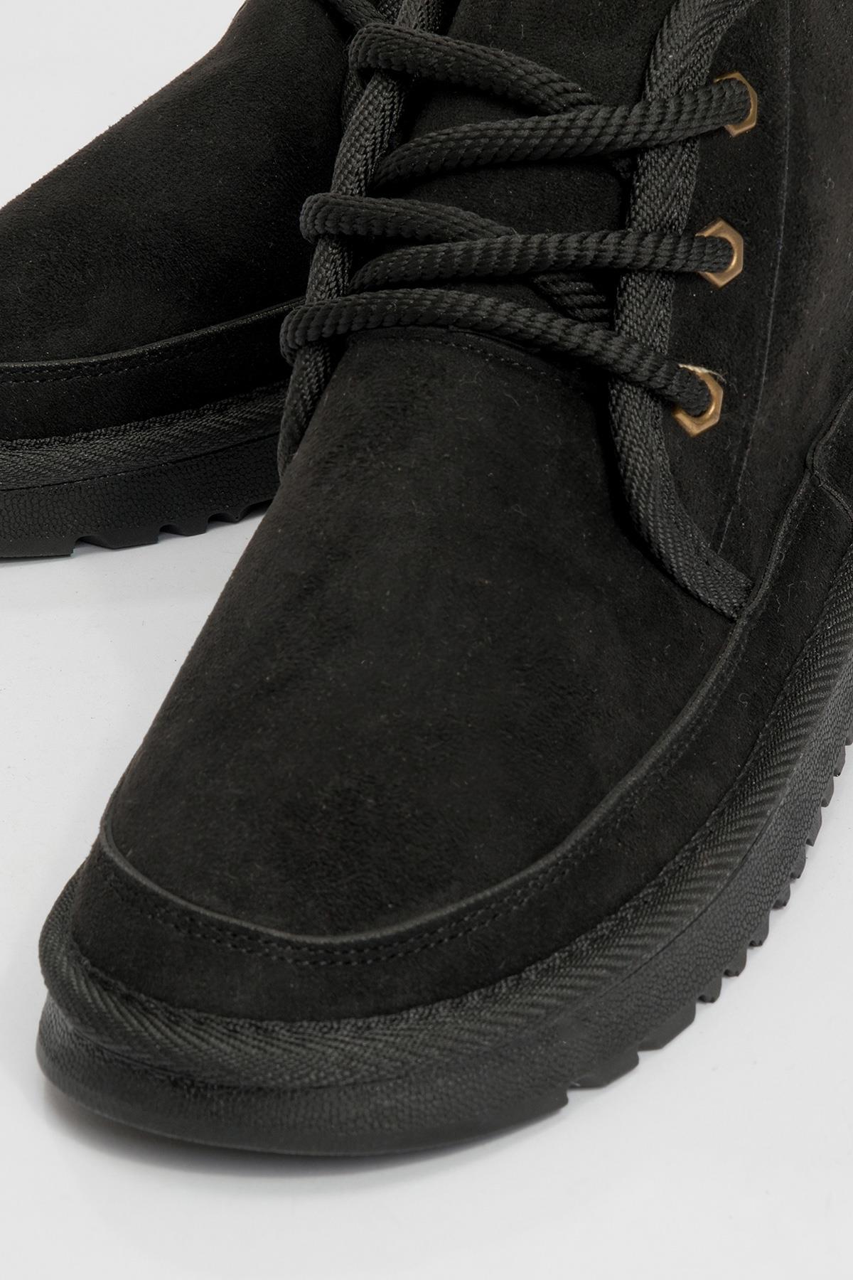 Mingo - Black Lace-Up Sport Boot (Women)