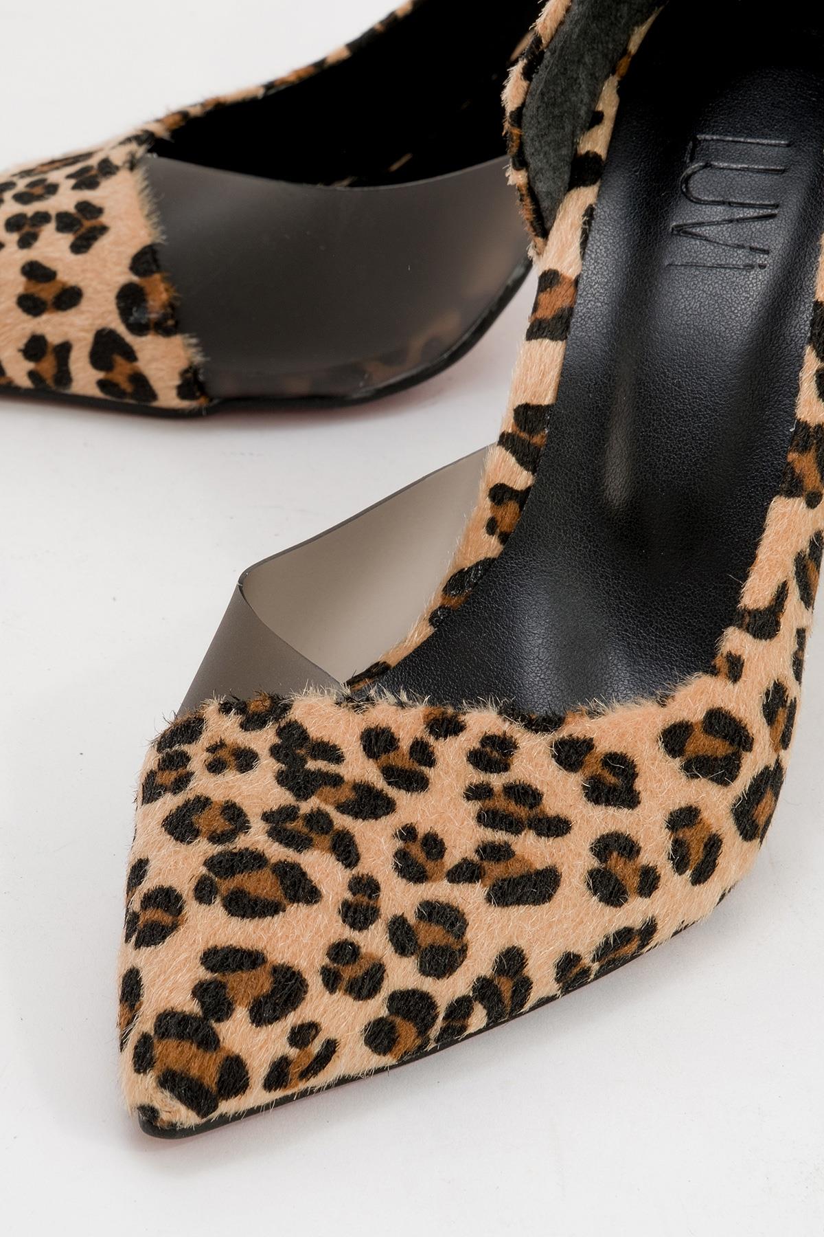 Ursula - Black And Yellow Patterned Heeled Shoe (Women)