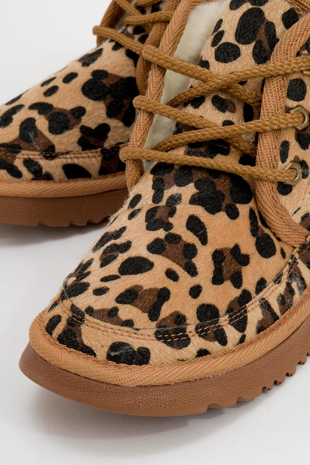 Mingo - Black And Yellow Patterned Lace-Up Sport Boot (Women)