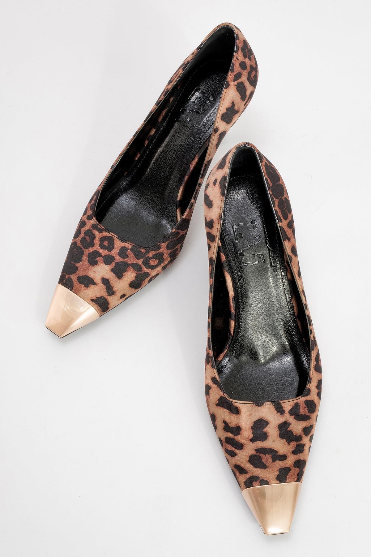 Moanda - Black/Yellow Patterned Stiletto Pump (Women)