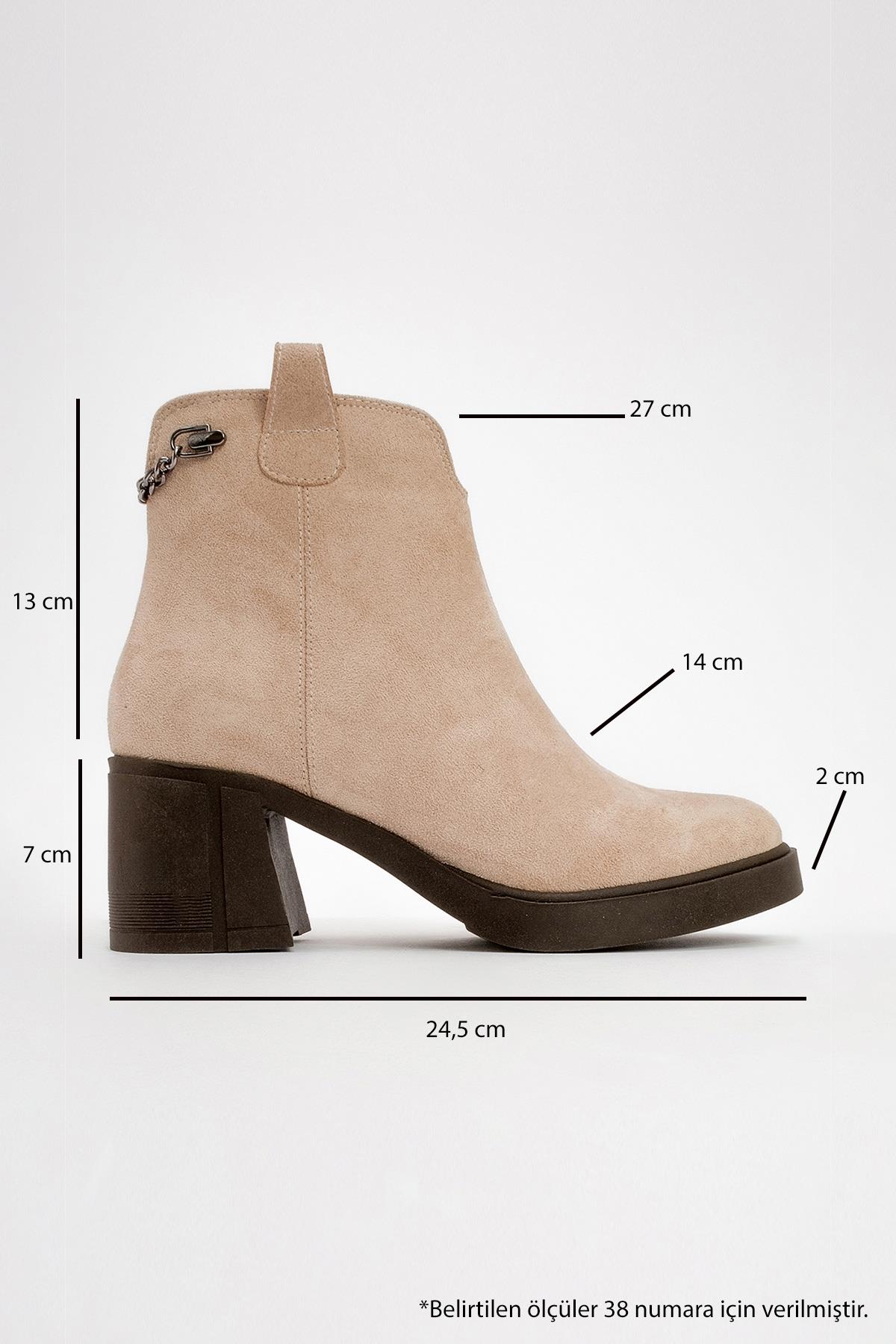 Mier - Beige Suede Boot (Women)