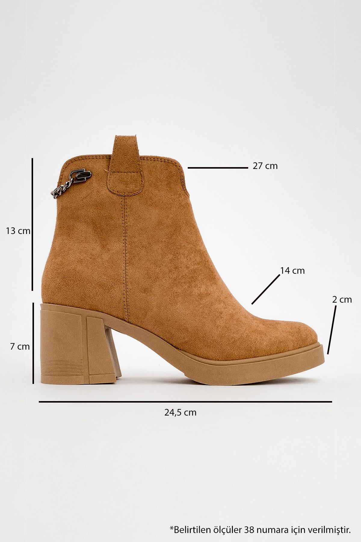 Mier - Cognac Suede Boot (Women)
