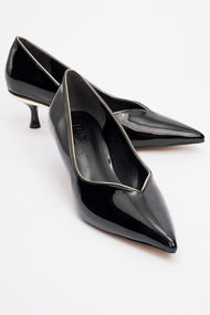 Eupho - Black Patent Low Heel Pump (Women)