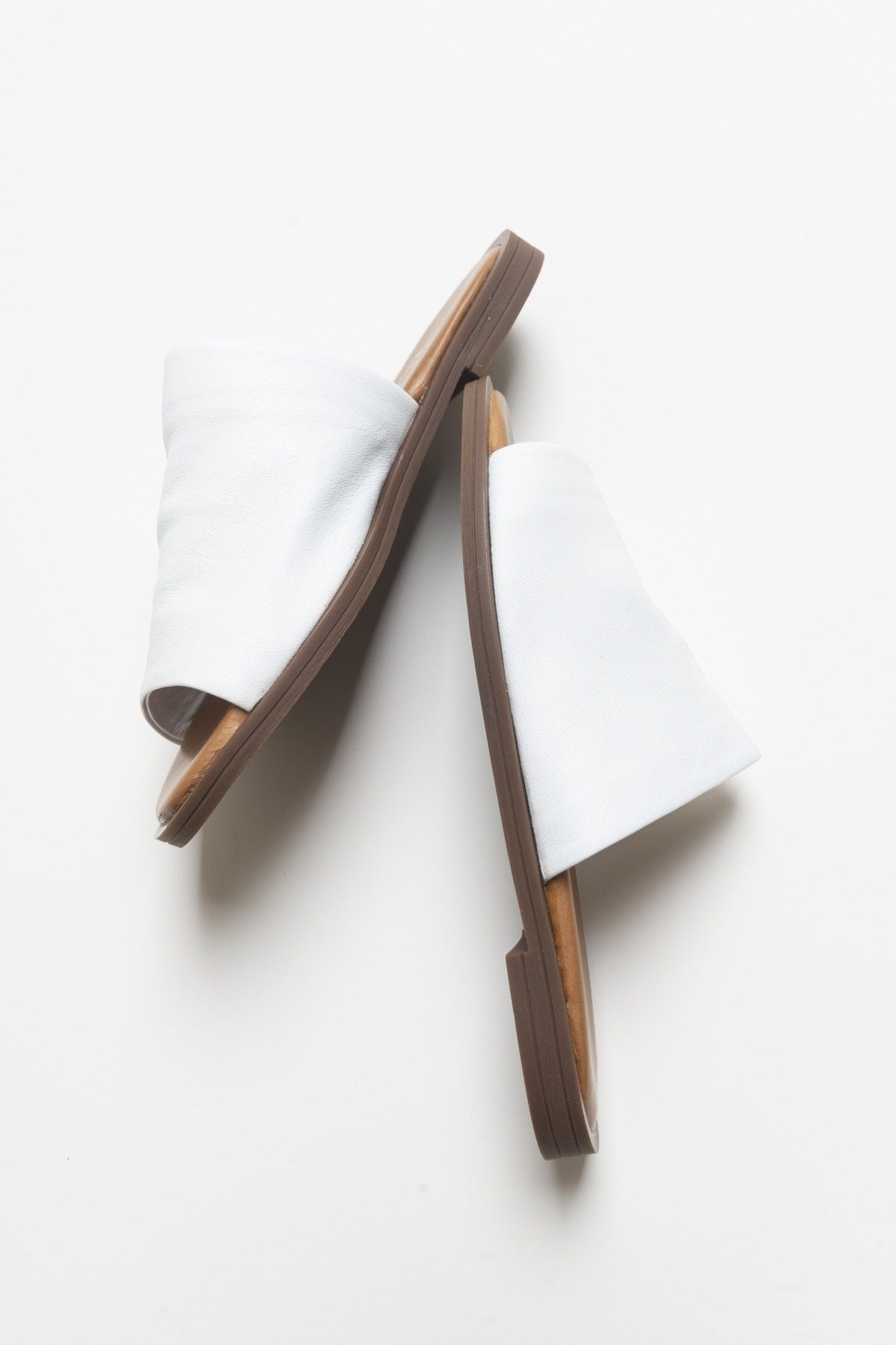 Clau - White Leather Sandal (Women)