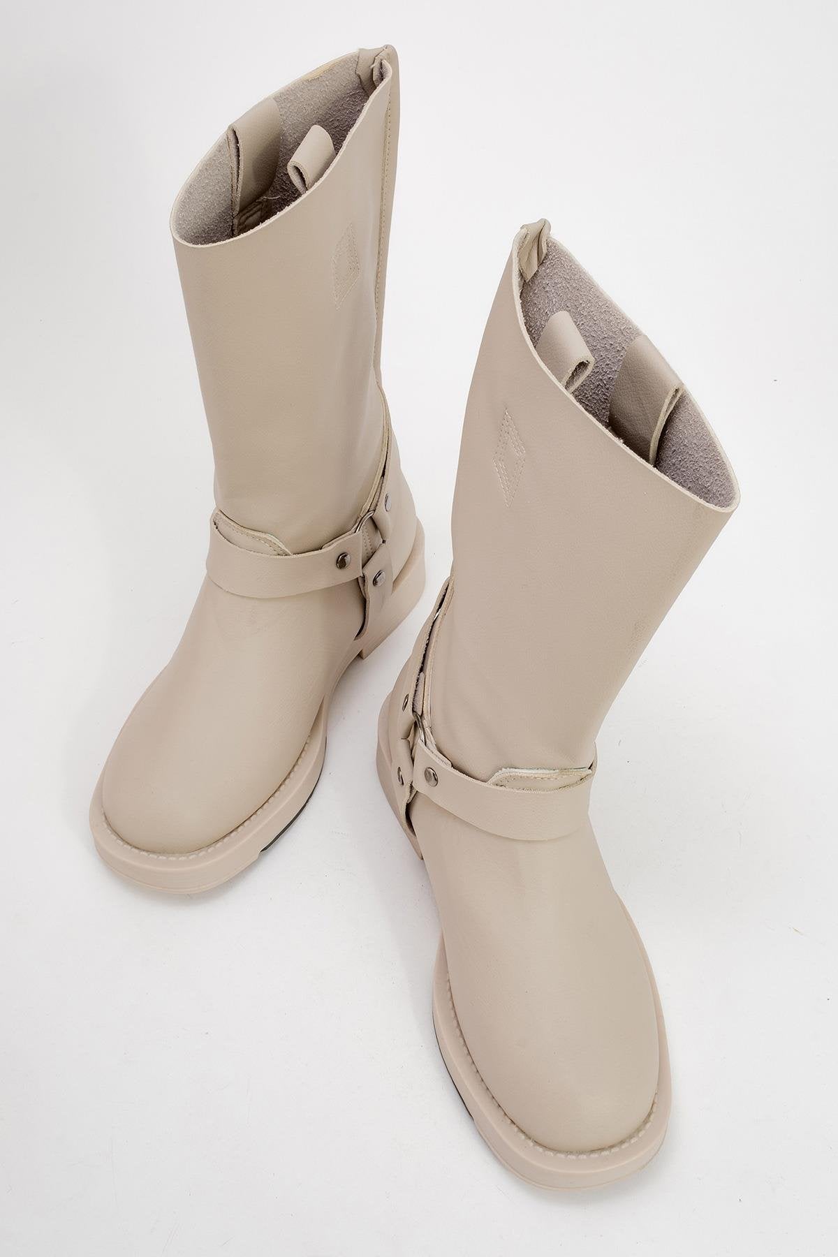 Solva - Beige Riding Boot (Women)