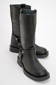 Solva - Black Riding Boot (Women)