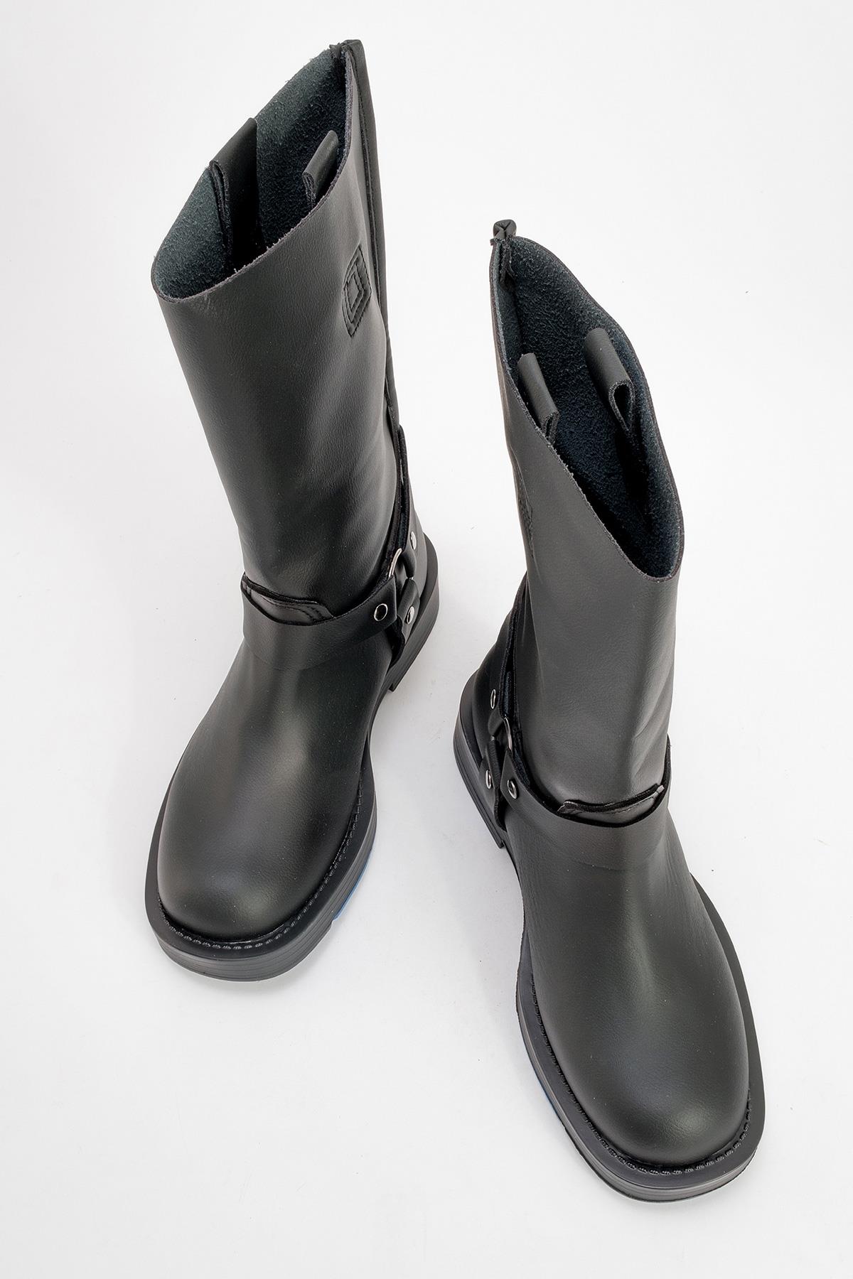 Solva - Black Riding Boot (Women)