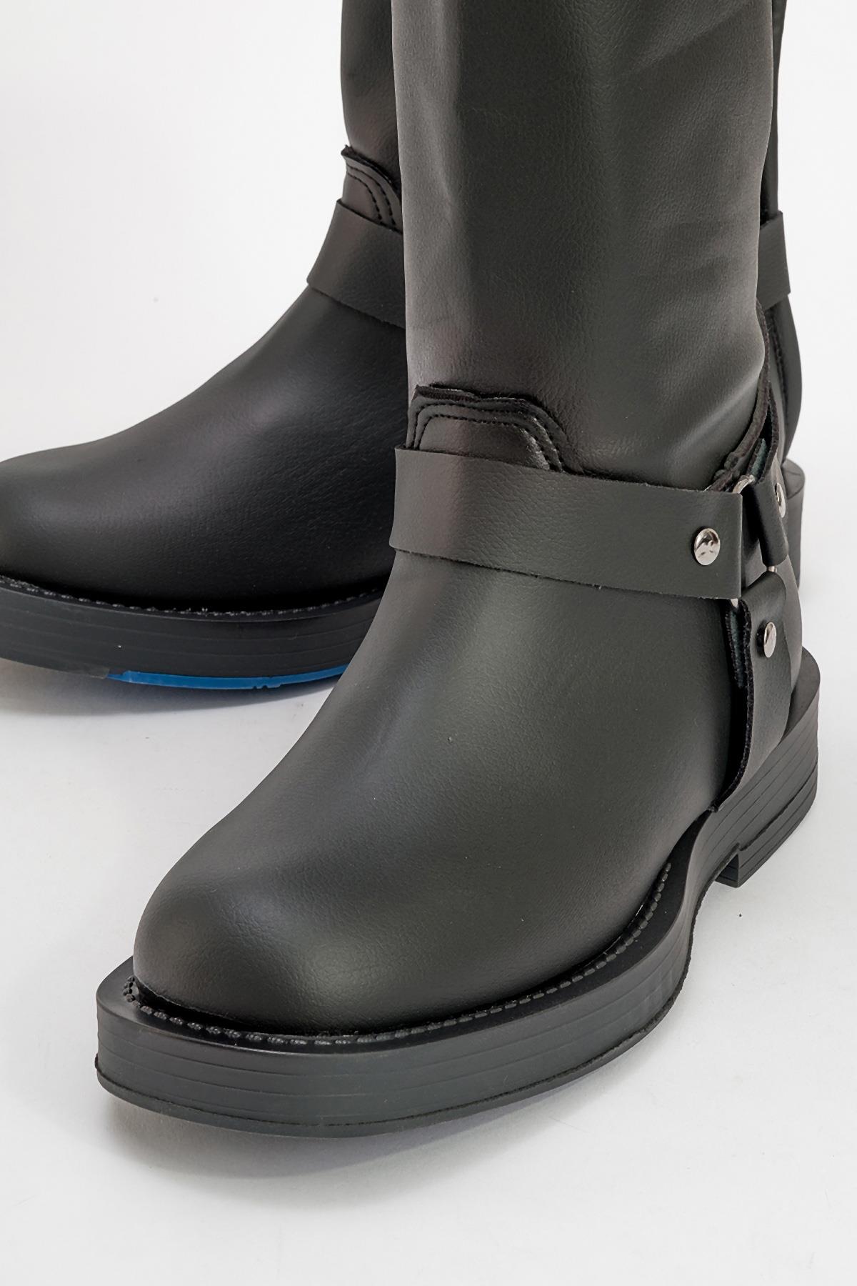 Solva - Black Riding Boot (Women)