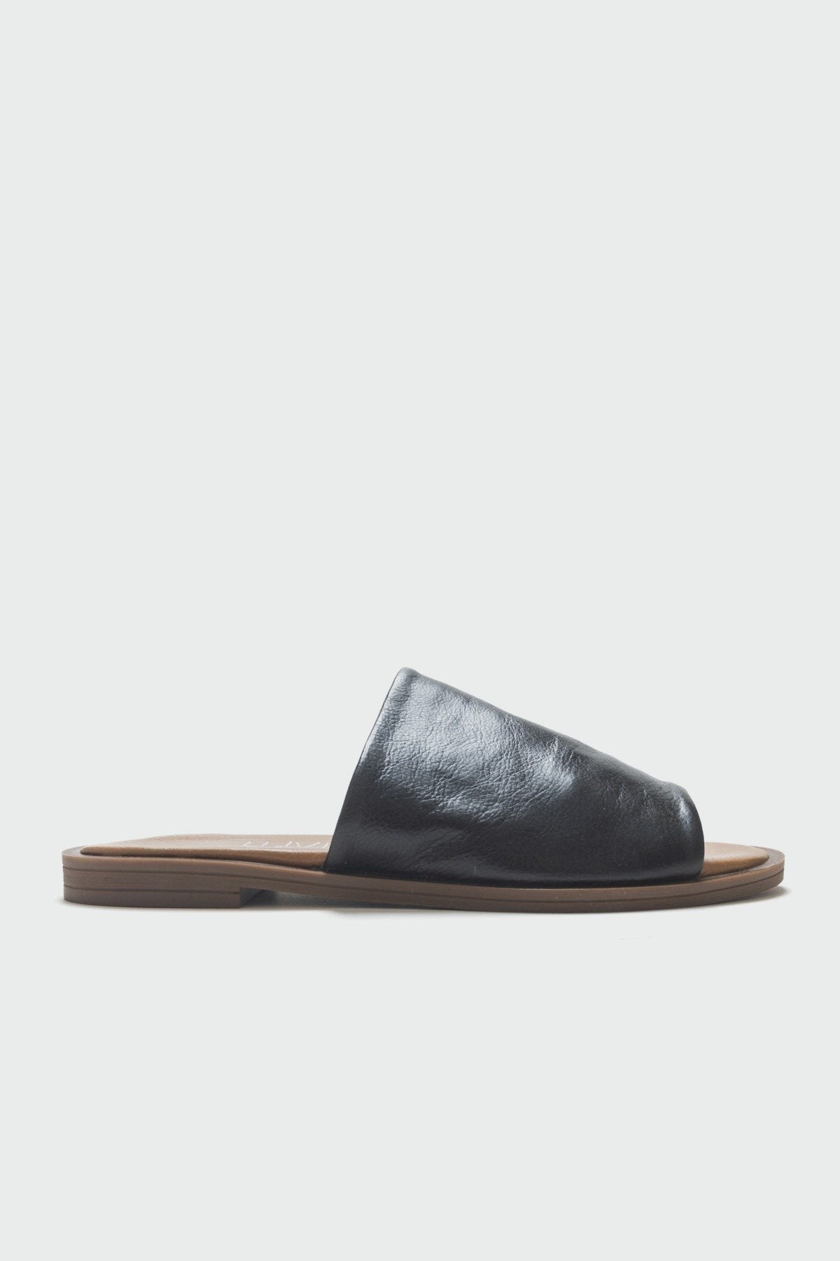 Clau - Black Leather Sandal (Women)