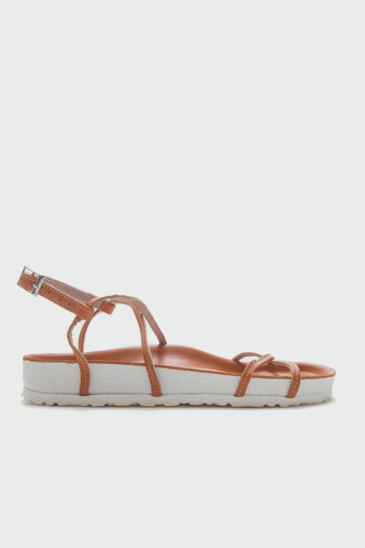Muse - Orange Genuine Leather Sandal (Women)