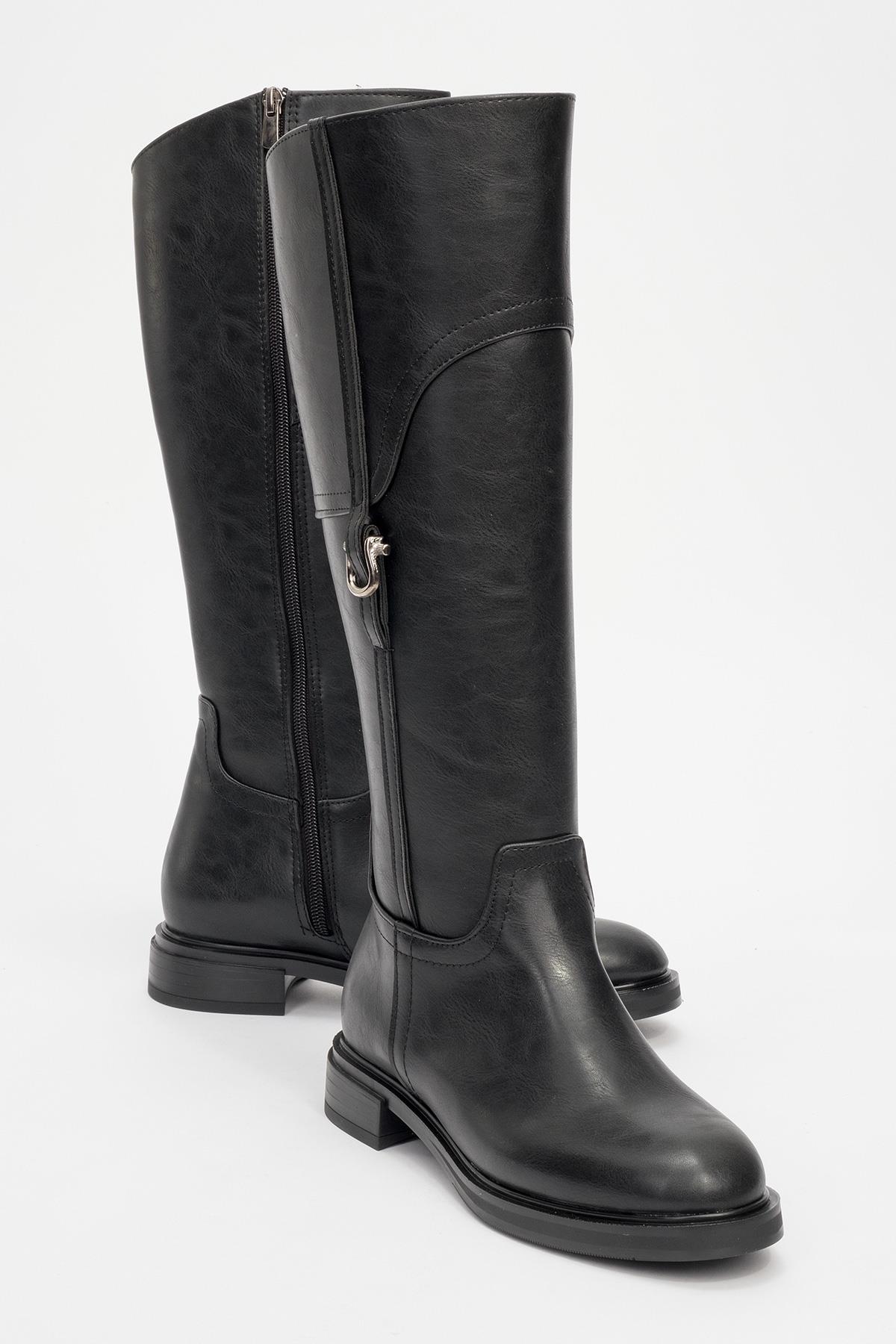 Michel - Black Riding Boot (Women)