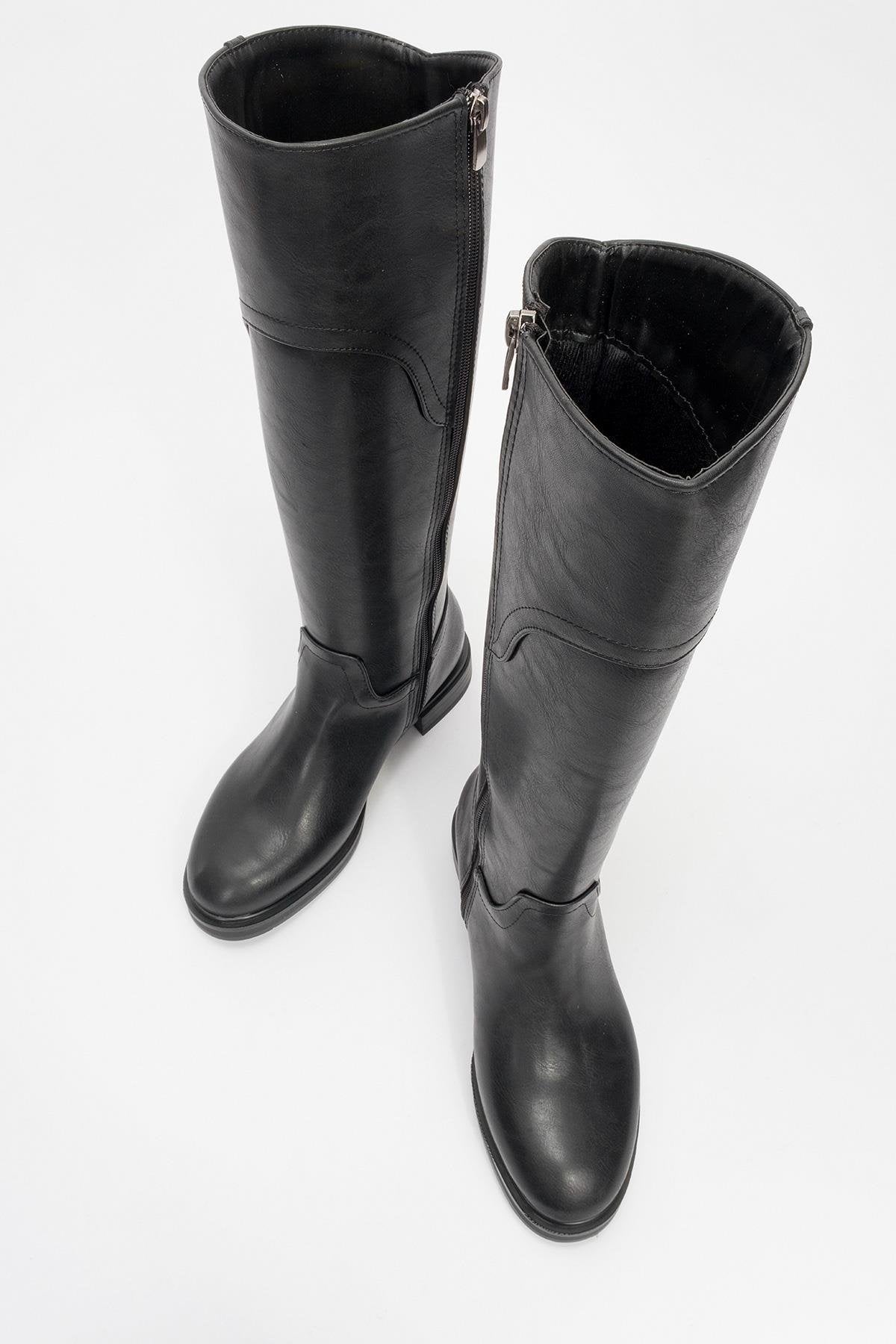 Michel - Black Riding Boot (Women)