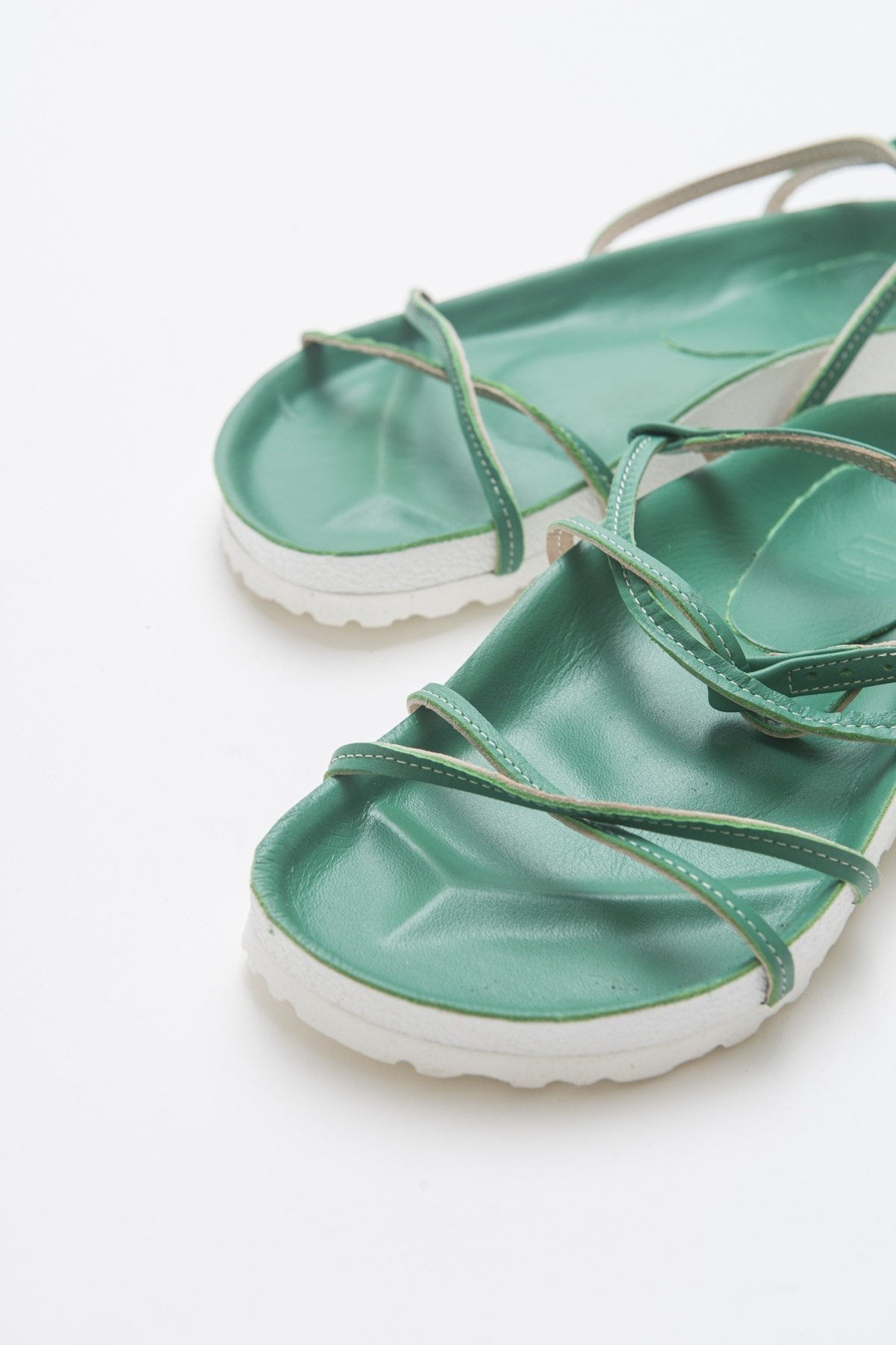 Muse - Green Genuine Leather Sandal (Women)