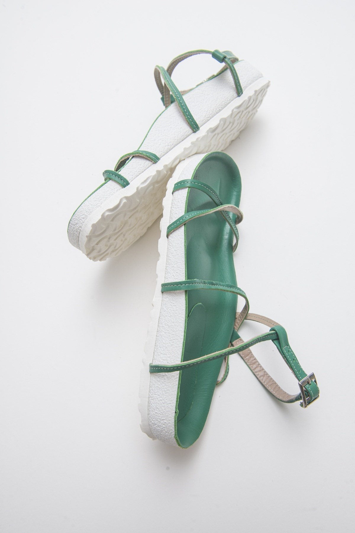 Muse - Green Genuine Leather Sandal (Women)