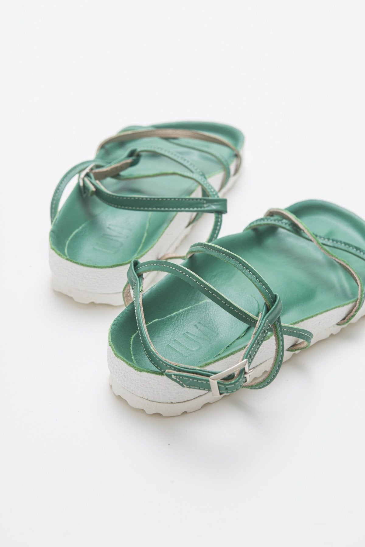 Muse - Green Genuine Leather Sandal (Women)
