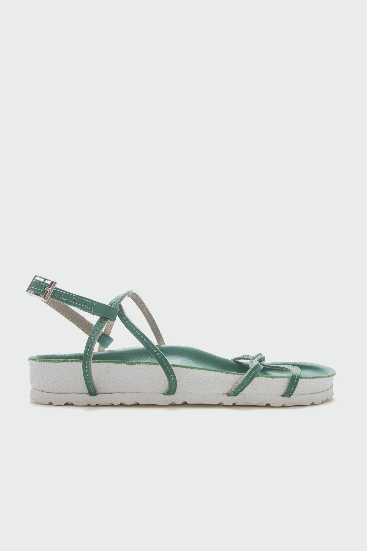 Muse - Green Genuine Leather Sandal (Women)