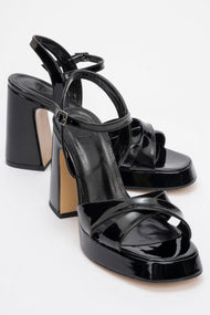 Lello - Black Patent Platform Pump (Women)